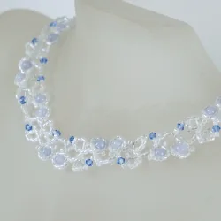 Necklace Gold filled 14K - Arabesque Chalcedony-White - Necklace Gold filled 14K - Gold filled 14K